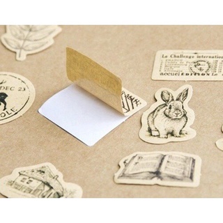 Hộp 45 Sticker Vintage Cổ điển