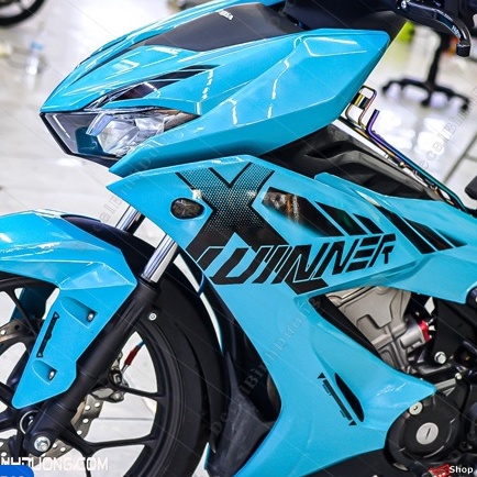 Tem Trùm Winner X Xanh Ngọc Cực Chất - Decal 3 Lớp Siêu Xịn
