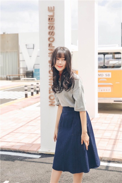 CHÂN VÁY JEAN DÁNG DÀI MẪU MỚI CÓ SIZE ĐẠI , bigsize | BigBuy360 - bigbuy360.vn