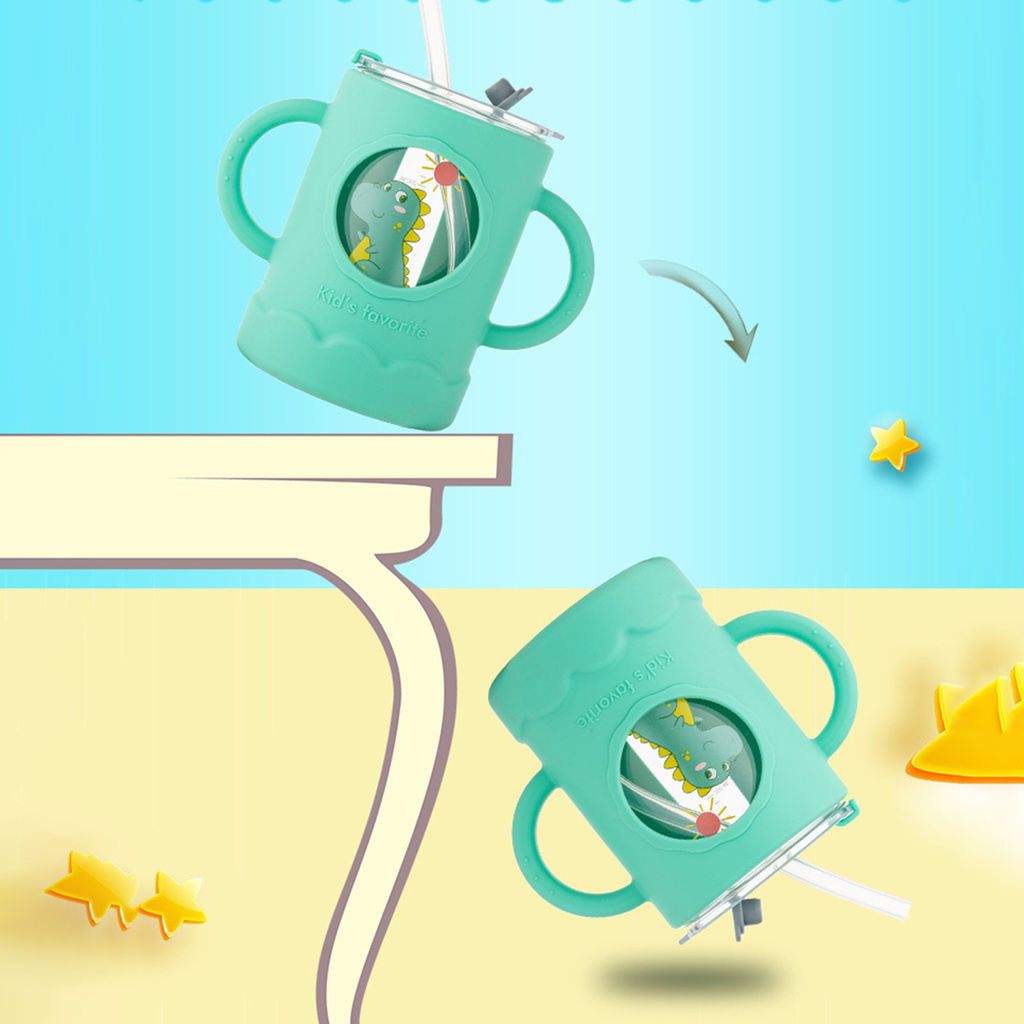 Ly sữa hình hoạt hình đáng yêu cho bé dung tích 250ml