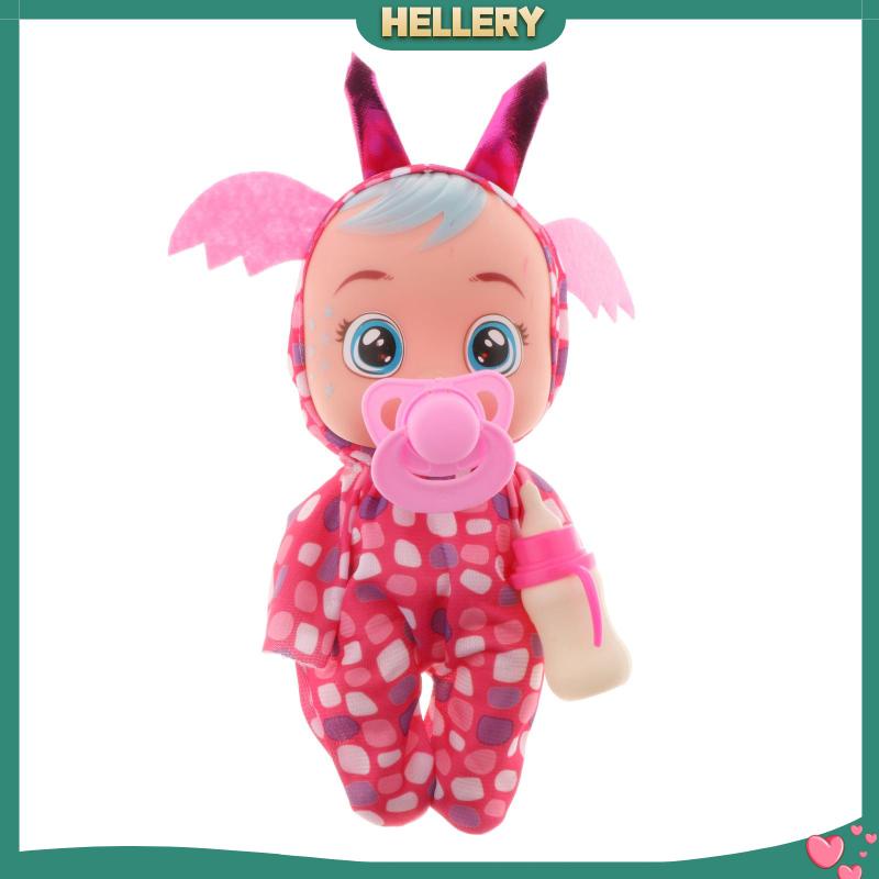 [HelleryVN] Búp Bê Em Bé Giống Thật Có Thể Khóc Ăn Được Tương Tác Đồ Chơi Nước Mắt Thật Làm Quà Tặ
