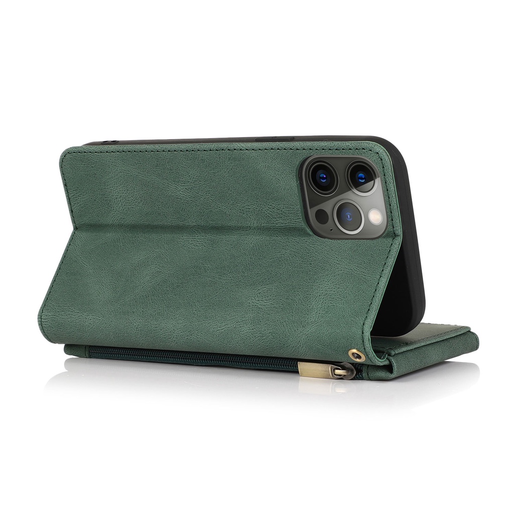 Bao Da Điện Thoại Có Khóa Kéo Cho iphone 13 Pro Max 12 Mini 11 Pro Max iphone 13 Pro 12Pro