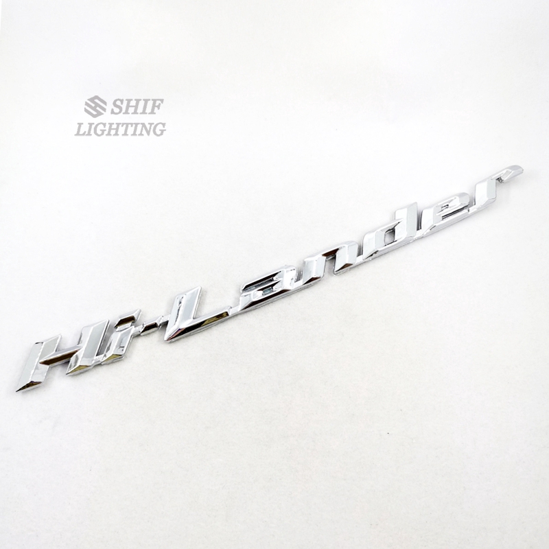 1 x Nhãn Dán Logo Bằng Crom Hi-Lander HILANDER Cho Xe Hơi TOYOTA