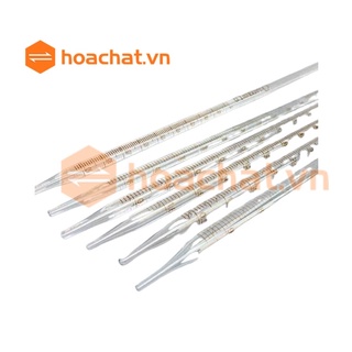 Pipet thủy tinh thẳng 1ml, 2ml, 5ml, 10ml...