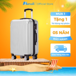 Vali du lịch loại valy kéo size 20 inch, 24 inch đủ màu nhựa ABS chắc chắn M001