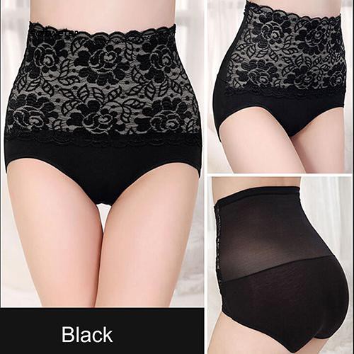 Quần lót ren lưng cao định hình eo cho nữ