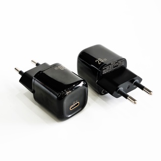 Cốc Sạc 20W Mini - Chân tròn EU (Sạc Nhanh chuẩn PD)