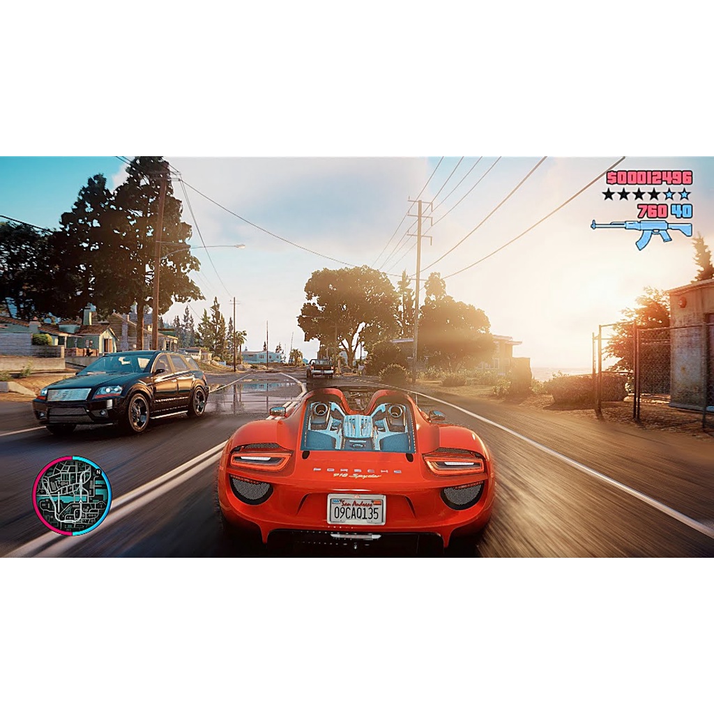 Đĩa Game Gta V Ps5