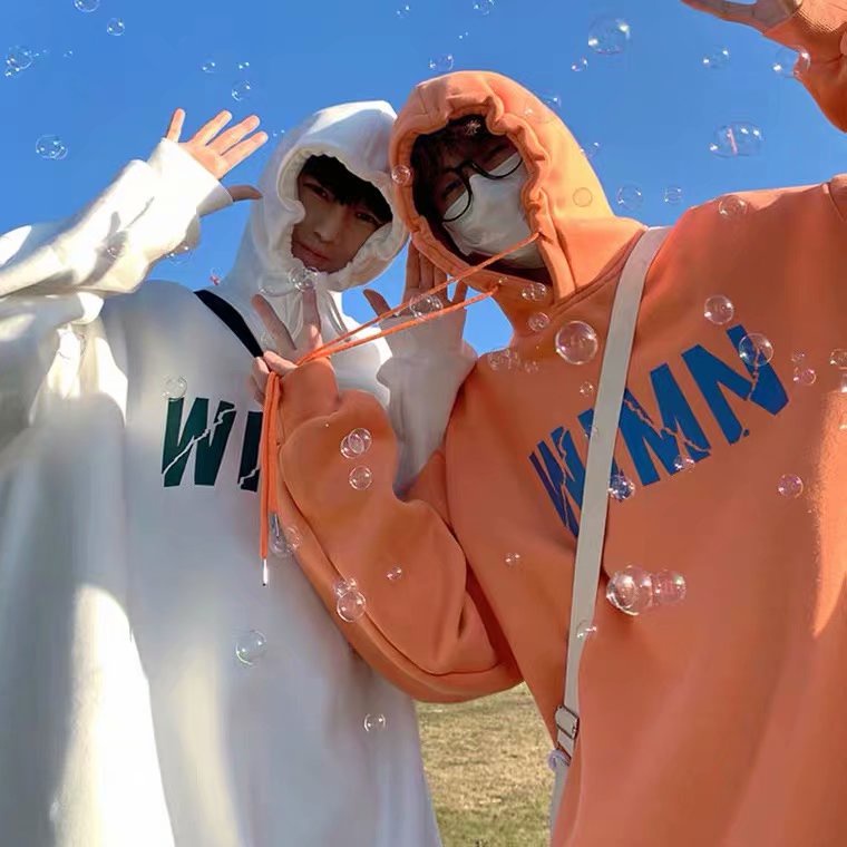 Áo hoodie tay dài thời trang mùa thu cho cặp đôi M đến 8Xl