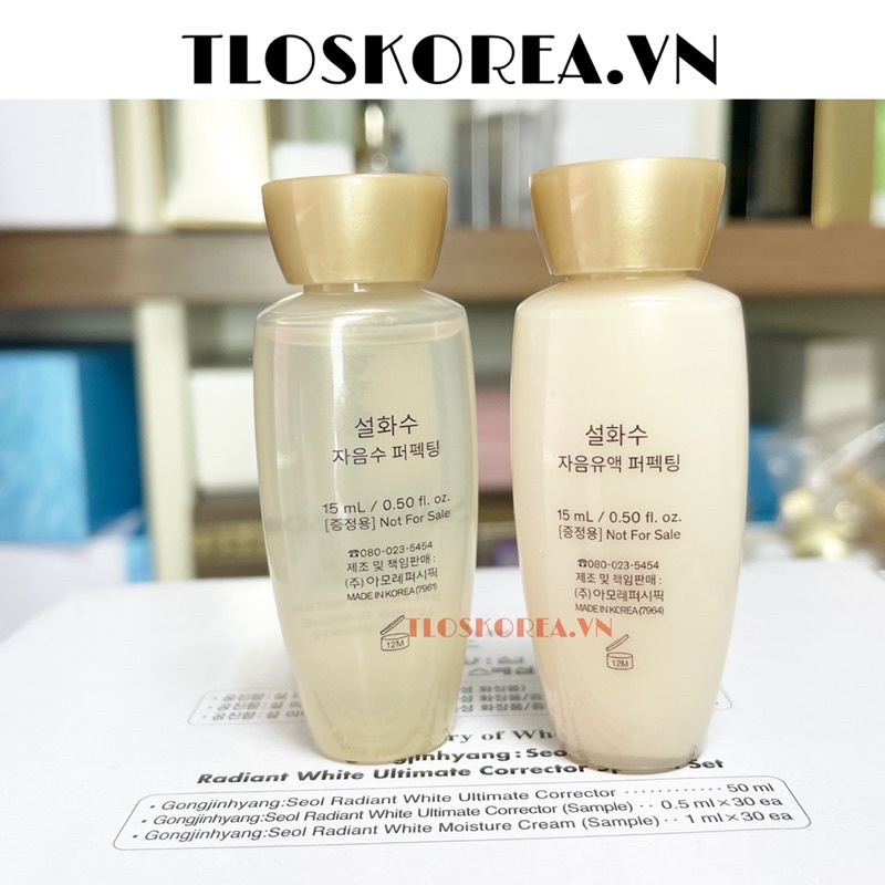 Nước Hoa Hồng, Sữa Dưỡng Chống Lão Hóa, Nâng Cơ Da Sulwhasoo Essential 15Ml