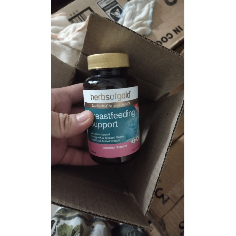 Viên uống lợi sữa Herbs Of Gold Breastfeeding Support 60 viên - Hàng Úc