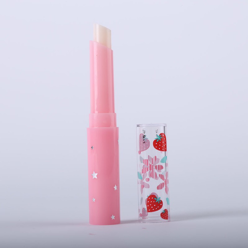 Son Dưỡng Môi Hương Dâu Thay Đổi Màu Sắc Theo Nhiệt Độ