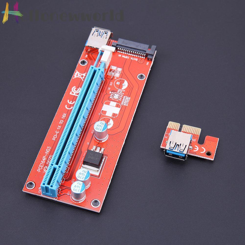 Dây Cáp Chuyển Đổi 60cm 007s Pci-E Riser 1x 16x Usb3.0 Cho Btc Miner