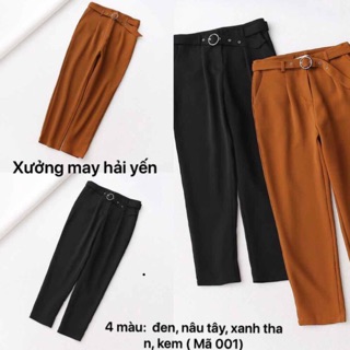 Quần baggy vải nữ siêu hót