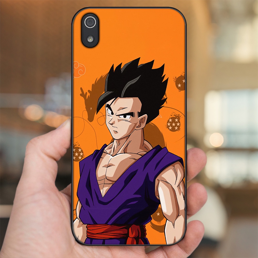 Ốp lưng Xiaomi Redmi 7A viền đen in hình Gohan Dragon Ball