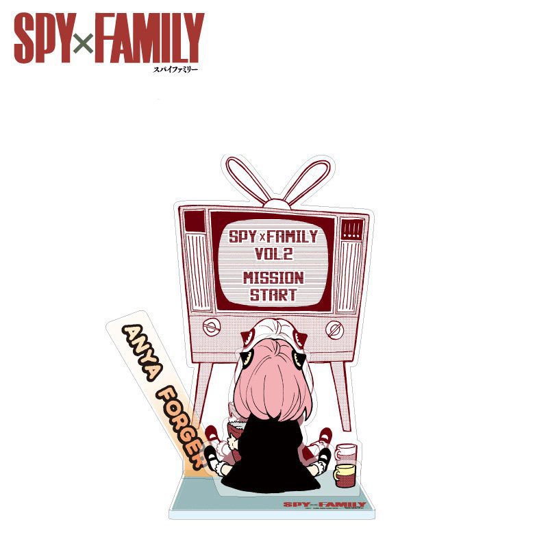 Mô hình SPY X FAMILY standee Gia Đình Điệp Viên tượng mica trong acrylic anime chibi trưng bày