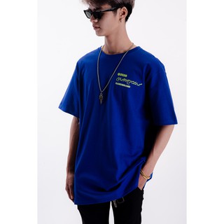 Áo Thun Oversize Unisex Colorful Kandi (Xanh, Đen)