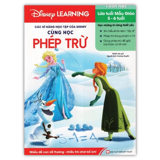 Sách - Các Kĩ Năng Học Tập Của Disney - Cùng Học Phép Trừ