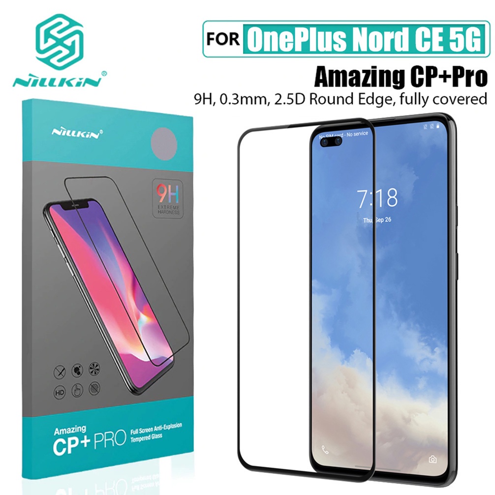 Đối với OnePlus Nord CE 5G Kính bảo vệ màn hình an toàn Nillkin CP + Pro H + Pro Đối với phim kính cường lực OnePlus Nord CE 5G