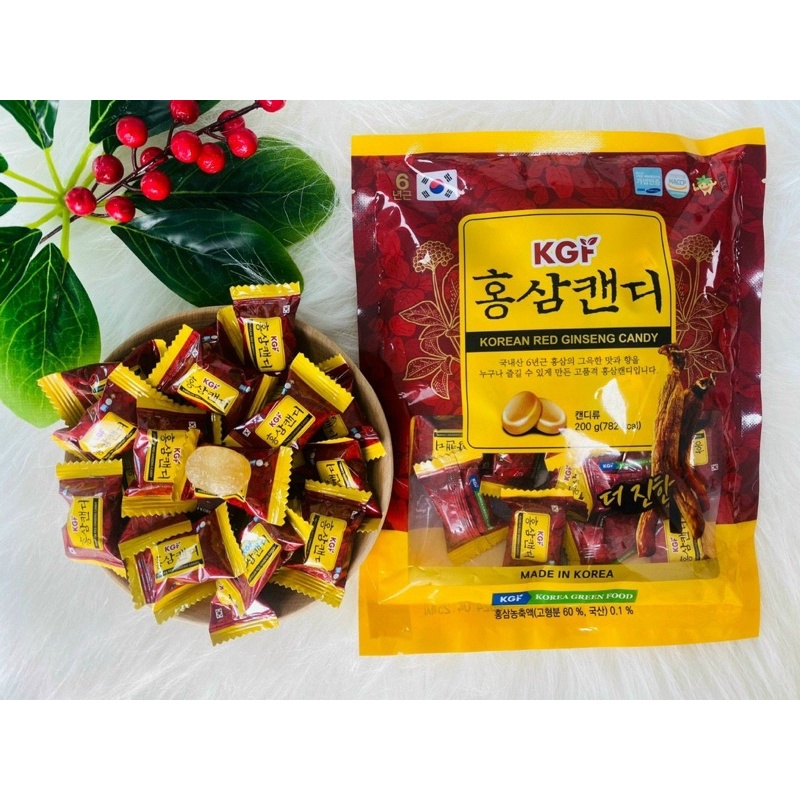 Kẹo hồng sâm đỏ Hàn Quốc KGF