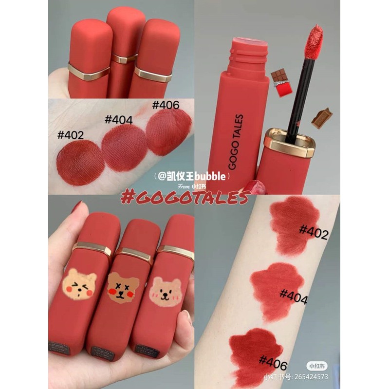 [bán nóng] Son môi dưỡng ẩm hiệu ứng sương mù đáng yêu thương hiệu GOGOTALES® | BigBuy360 - bigbuy360.vn