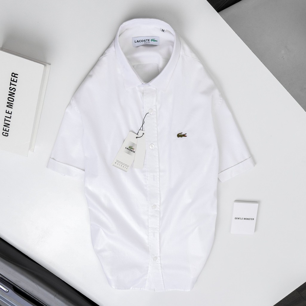 Áo Sơ Mi Nam Ngắn Tay LC Công Sở Form Slimfit Oxford Lụa Cao Cấp Hàng Hiệu Cộc Tay Kiểu Dáng Ôm | BigBuy360 - bigbuy360.vn