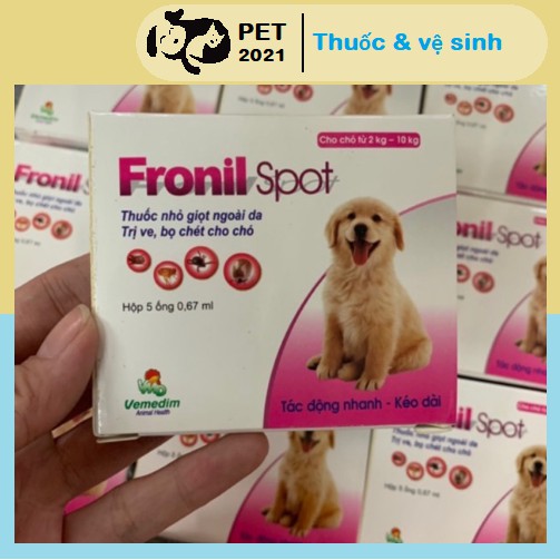 Ống Nhỏ Gáy Fronil Spot Diệt Ve Rận Bọ Chét Dành Cho Chó Mèo - PET 2021