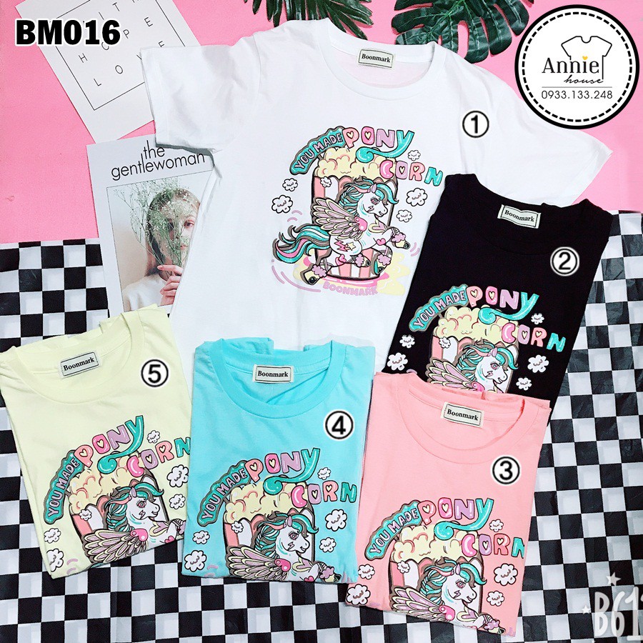 Áo thun ngựa Unicorn BoonMark in nổi 3D Thái Lan - BM016 | Shopee Việt Nam
