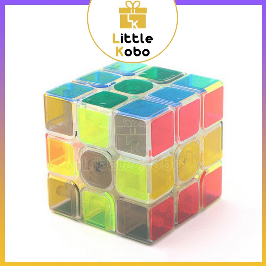 Rubik 3x3 Trong Suốt Z-Cube Transparent Cube Rubic 3 Tầng Đồ Chơi Trí Tuệ