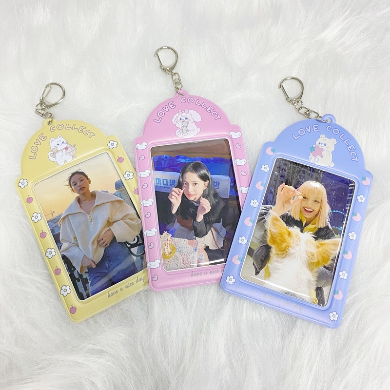 Dây Đeo Thẻ In Hình Idol Phong Cách Hàn Quốc Đáng Yêu 7.2 x 10cm
