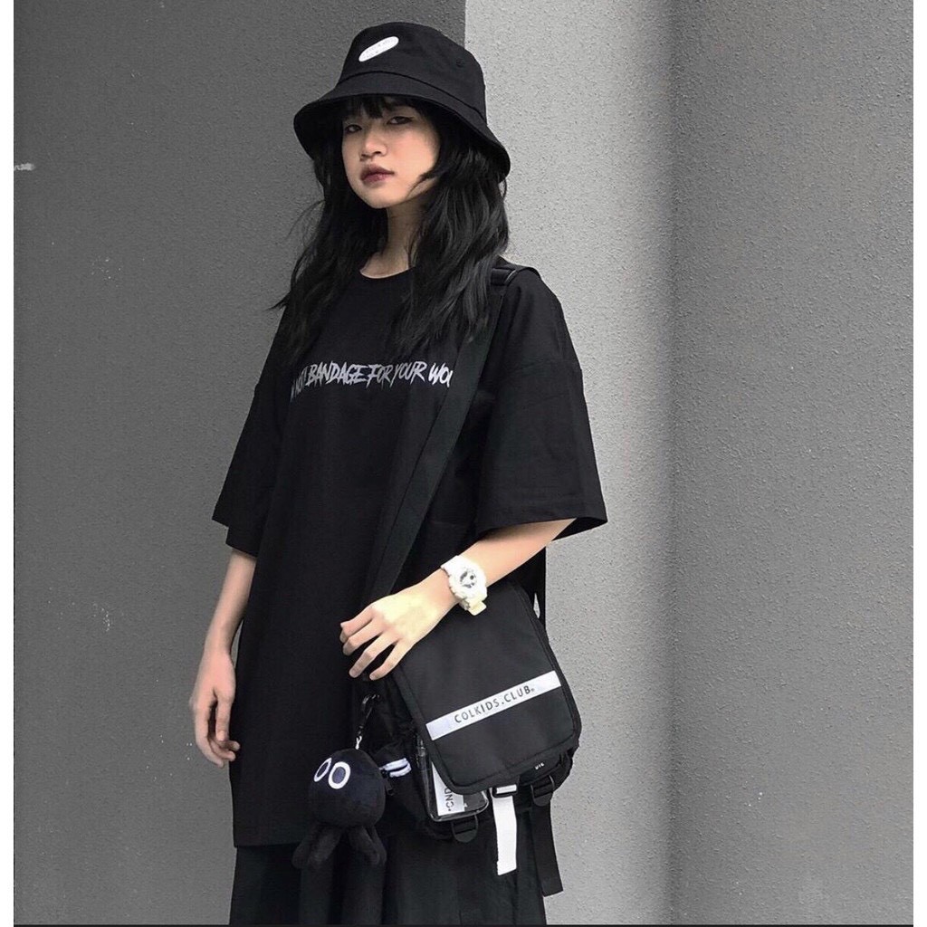 Áo thun tay lỡ from rộng [ BANDAGE ] KL Unisex