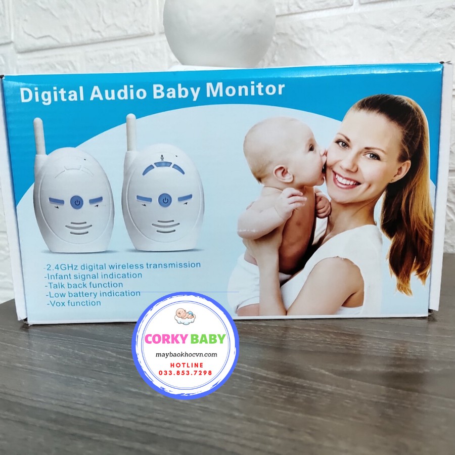 Máy báo khóc không dây Corky Baby mbk00 - Giao tiếp 2 chiều với bé