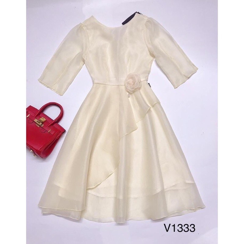 Đầm dạo phố tiểu thơ hoa eo | BigBuy360 - bigbuy360.vn