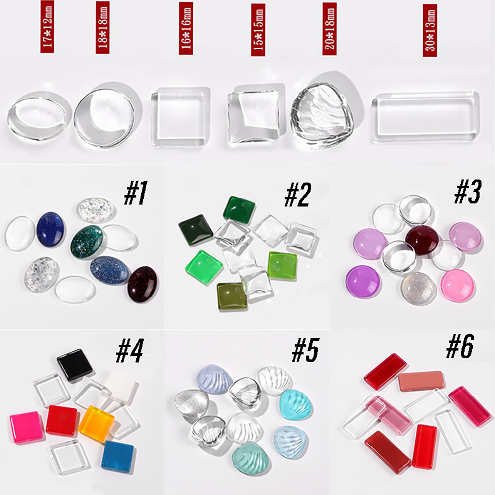 [Hàng mới về] Set 10 phụ kiện trưng bày móng tay nghệ thuật