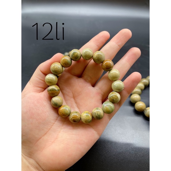 Vòng Tay Gỗ Hoá Thạch Phong Thuỷ