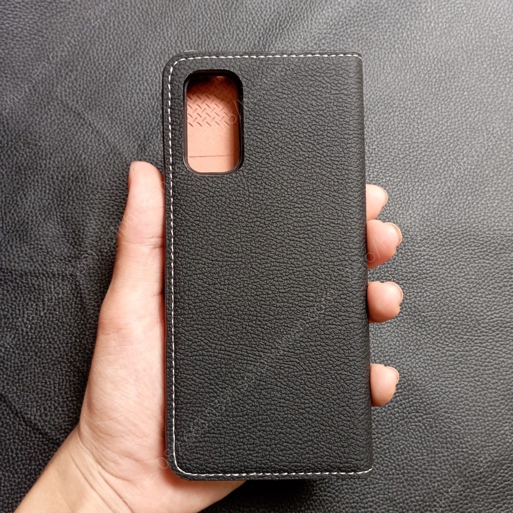 Bao da Samsung S22, S22+ (plus), S20 Ultra/S10 LITE/Note 10 lite da cao cấp, có ngăn thẻ, nắp gập chống đỡ xem phim