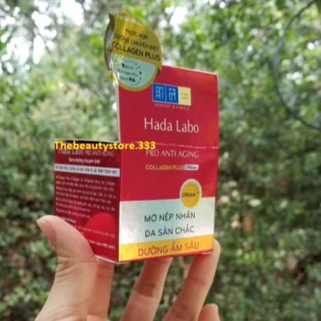 Kem Dưỡng Da Chống Lão Hóa Hada Labo Pro Anti Aging Collagen Plus Cream (50g)