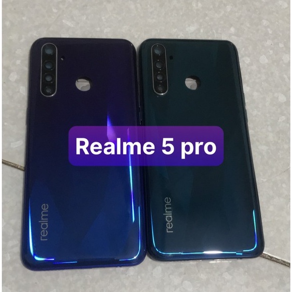 vỏ bộ điện thoại realme 5 pro (vỏ + xương)(kính cam,sườn,lưng,nút bấn)