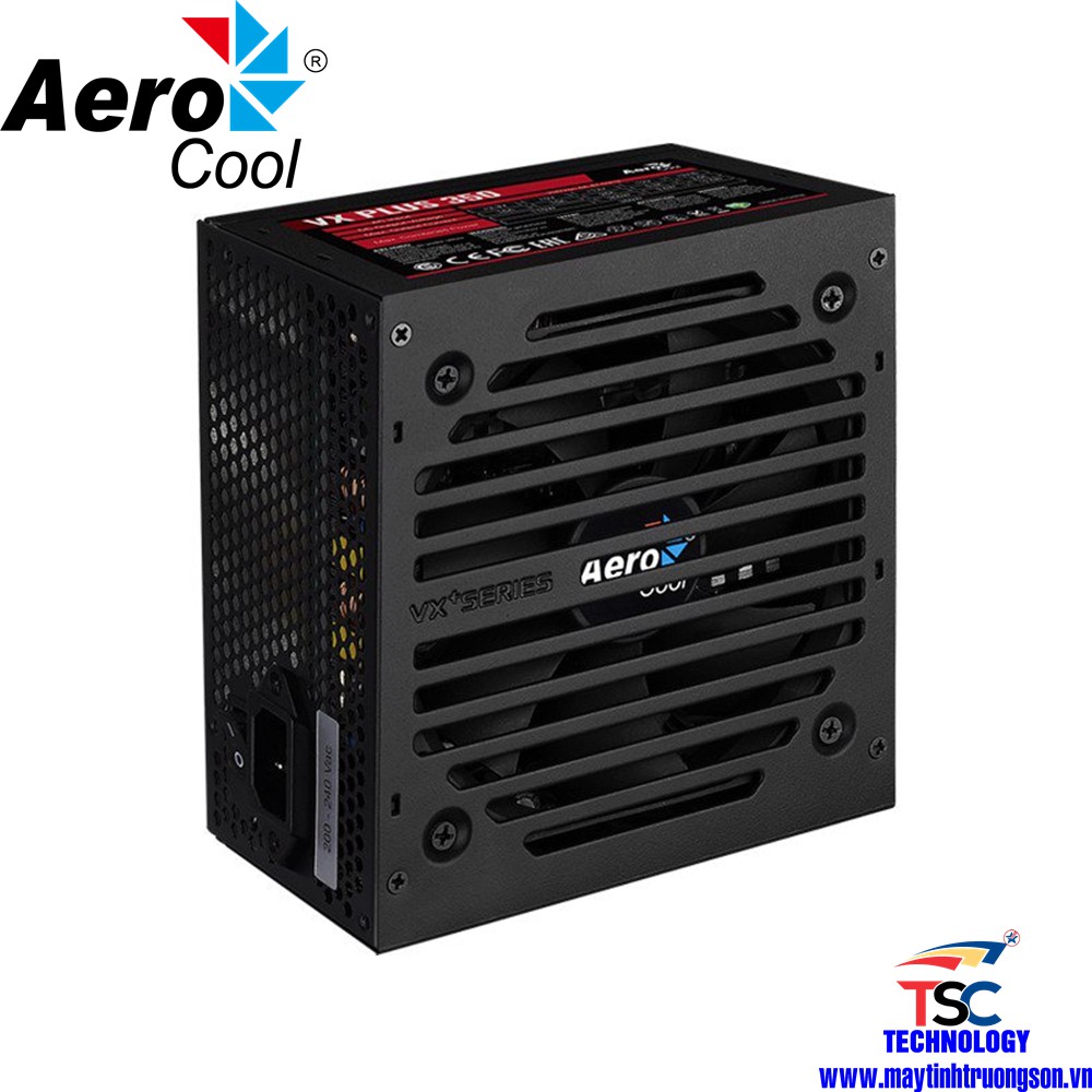 Nguồn Máy Tính Aerocool VX PLUS 600W 500W 350W 230V N-PFC Chính Hãng | Bảo Hành 36T Bảo Hành Tại TTBH Hà Nội Và Sài Gòn