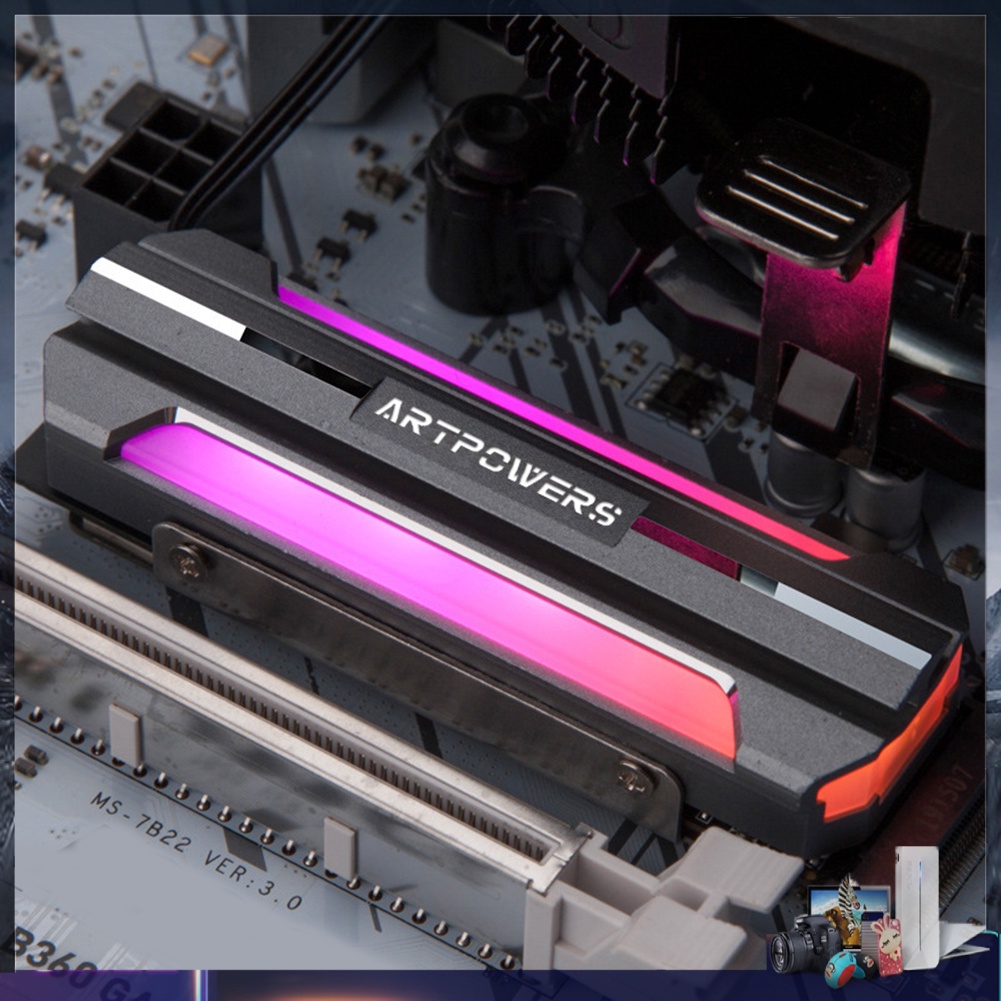 Quạt tản nhiệt ổ cứng M2 SSD ARGB M.2 2280 NVME | BigBuy360 - bigbuy360.vn