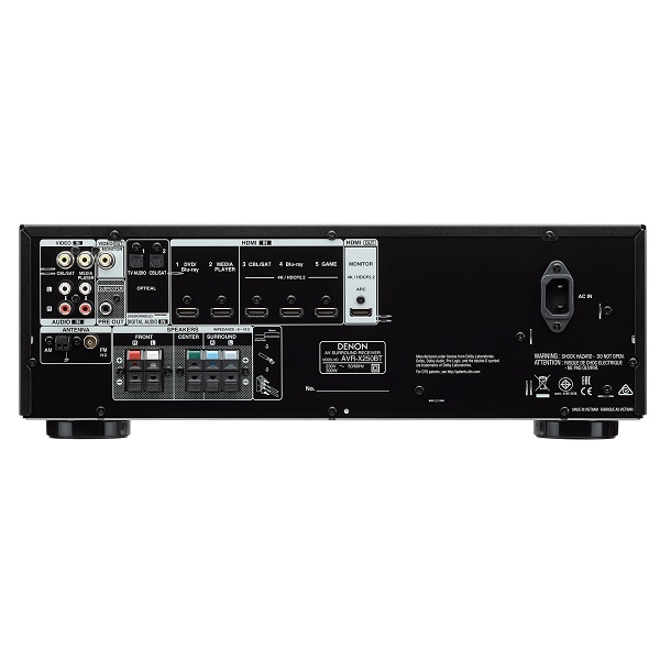 AMPLY Denon AVR-X250BT - NEW - HÀNG CHÍNH HÃNG 100%