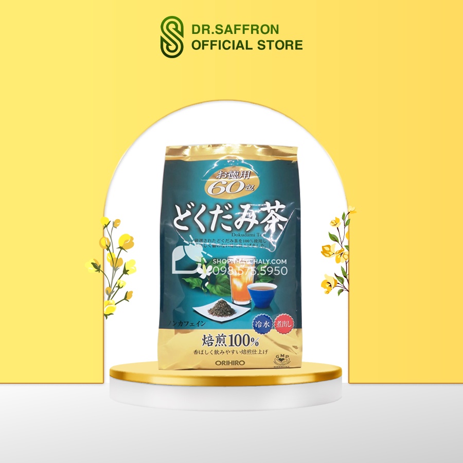 Trà diếp cá Dokudami Tea 60 túi lọc Orihiro Nhật Bản