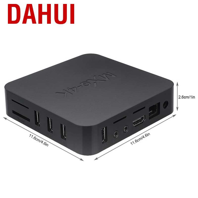 Đầu Chuyển Đổi Tv Thường Thành Smart Tv Box Wifi Set-top Hdmi Cho Mxq-4k-h3-1 + 8g 110-240