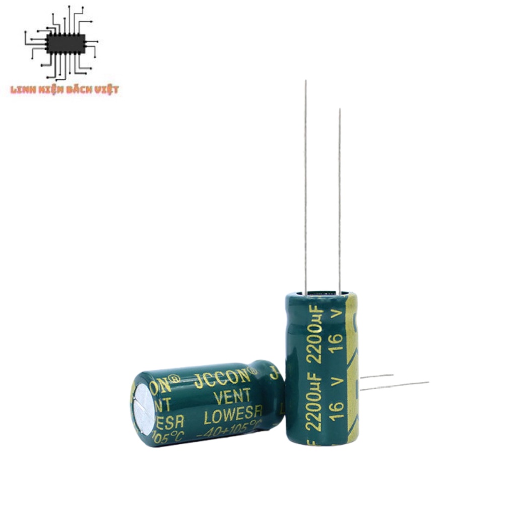 Tụ hóa 16V 2200uF 10x20mm chính hãng