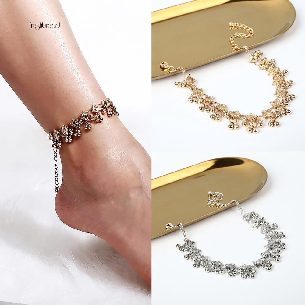 Lắc chân đính đá tua rua thời trang nữ tính | BigBuy360 - bigbuy360.vn