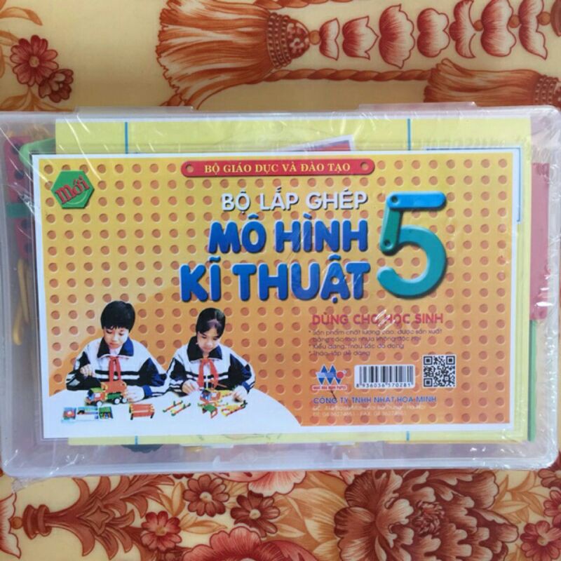 Bộ lắp ghép mô hình kĩ thuật học sinh lớp 5