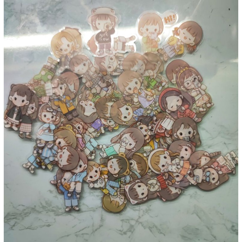 Sticker chibi cô bé dễ thương