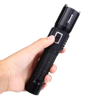 Skywolfeye 7 Modes 6000 LM Zoomable  T6 LED Flashlight Torch Lamp Light