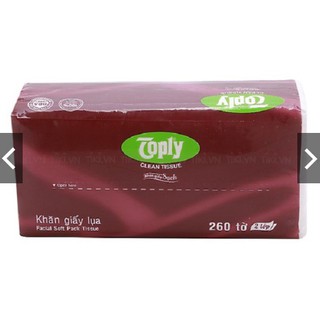 Khăn giấy thếp toply 260 tờ 2 lớp