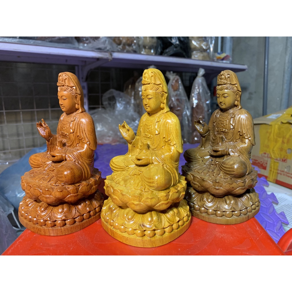 Tượng Phật Quan Âm Bồ Tát, Mẹ Quan Âm Phật Bà, KT: cao15x9x9